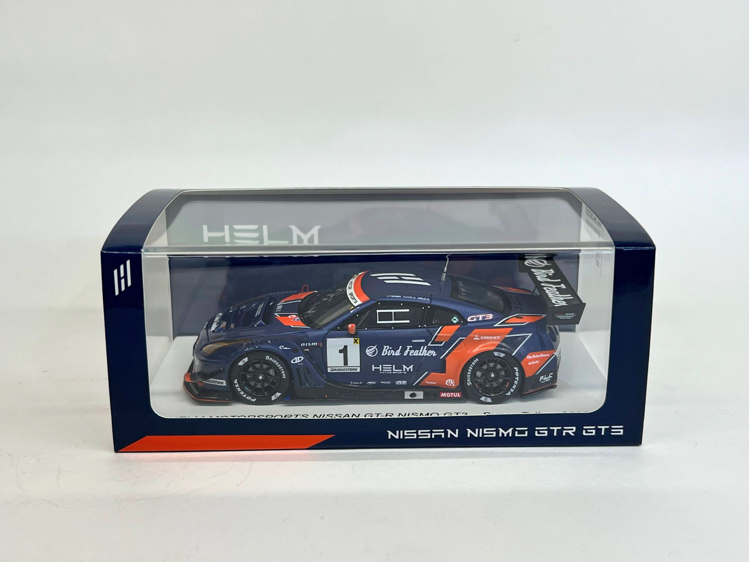特注Spark 1/43 HELM MOTORSPORTS GT-R NO.1 スーパー耐久 2023 ヘルムモータースポーツ限定モデル